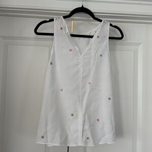 {cloth & stone} White Tank. Size M.